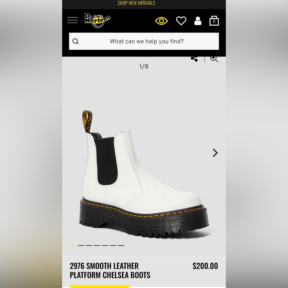 martens chelsea platform